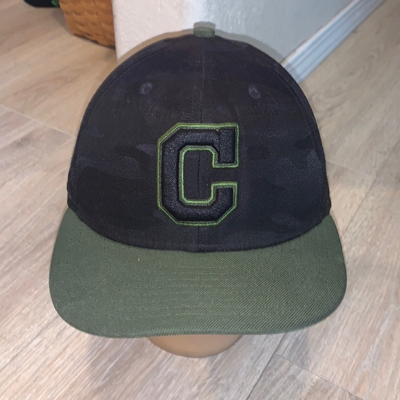 New Era 59 fifty Cleveland Indians camo baseball hat - Picture 1 of 8